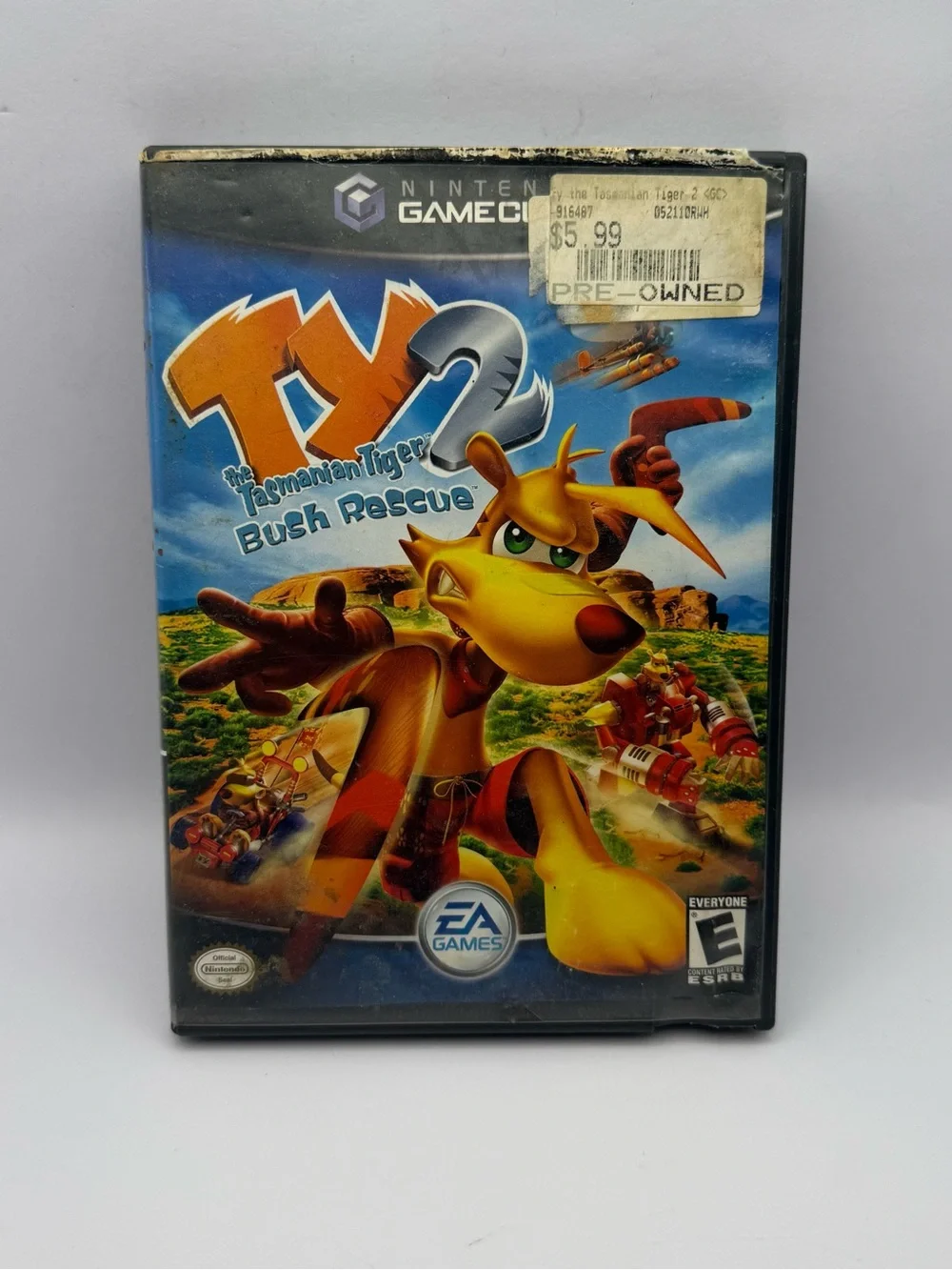 Ty the Tasmanian Tiger 2: Bush Rescue Nintendo GameCube, 2004 No Manual - Tested